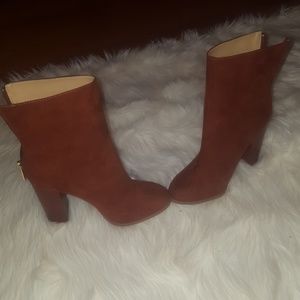 Express Suede Boots w/Back Zipper
